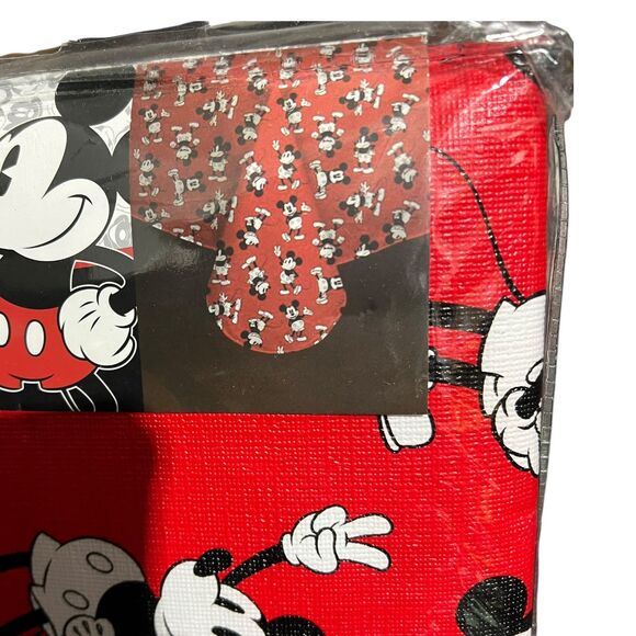 Disney Mickey Mouse 60" × 120" Peva Flannelback Tablecloth Rectangular Picnic - Picture 2 of 8